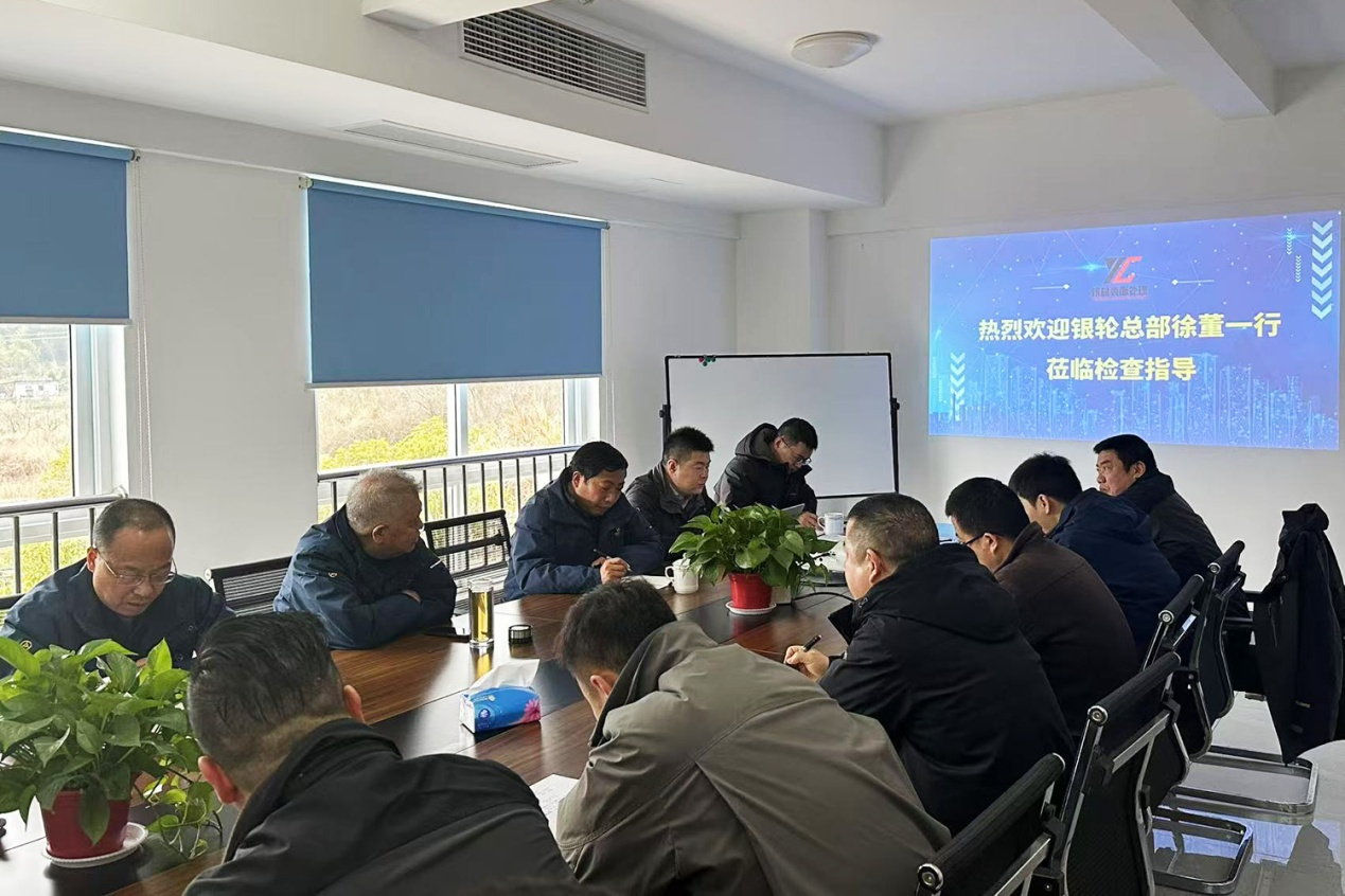 徐董事長一行蒞臨振華電鍍園區、銀昌表面處理指導工作并作重要指示